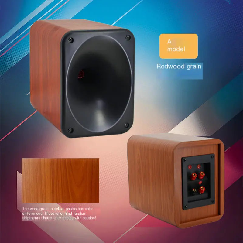 Adjustable High-Frequency Wooden Speaker System