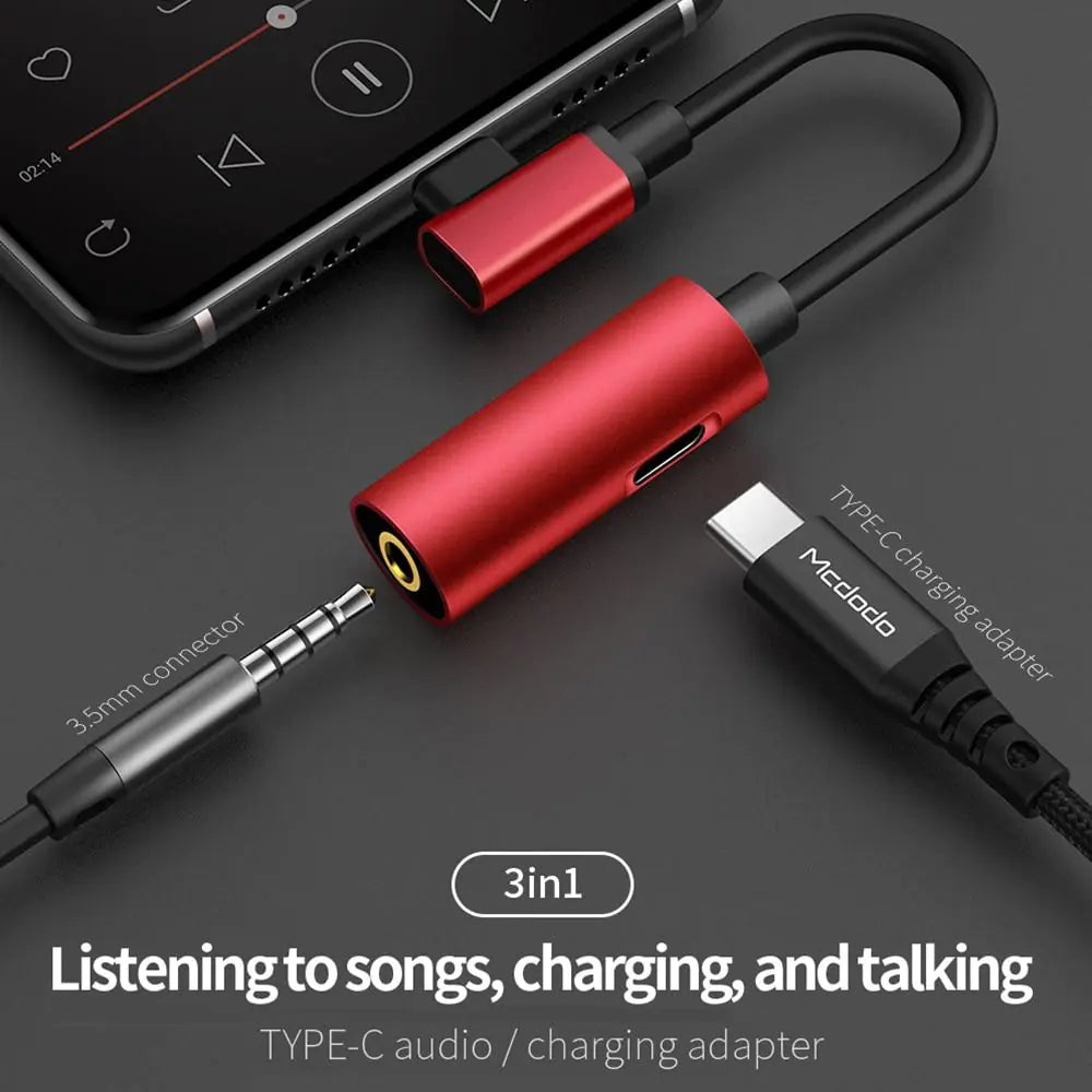 Apple Headphone Splitter Adapter and Data Connector