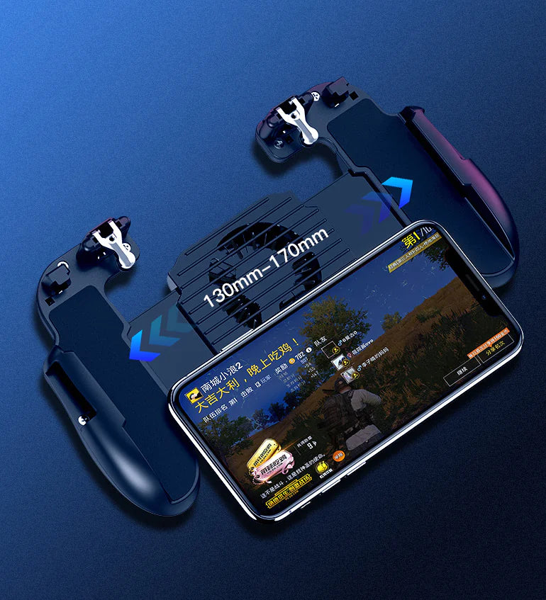 Gaming Controller with Cooling for Mobile Devices