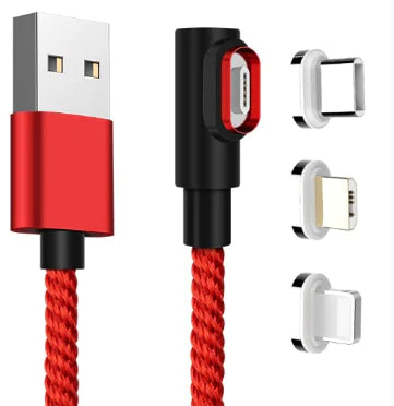 3-in-1 Magnetic Type-C Charging Cable with Fast Charge