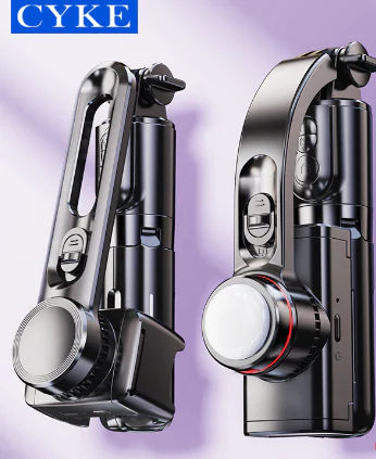 CYKE Mini Handheld Stabilizer with Light and Phone Mount