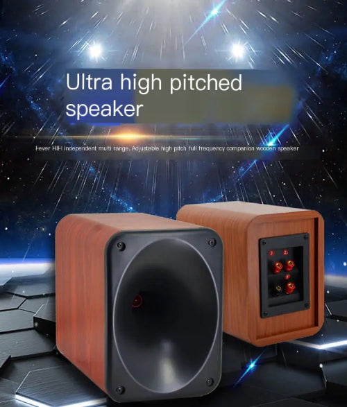 Adjustable High-Frequency Wooden Speaker System