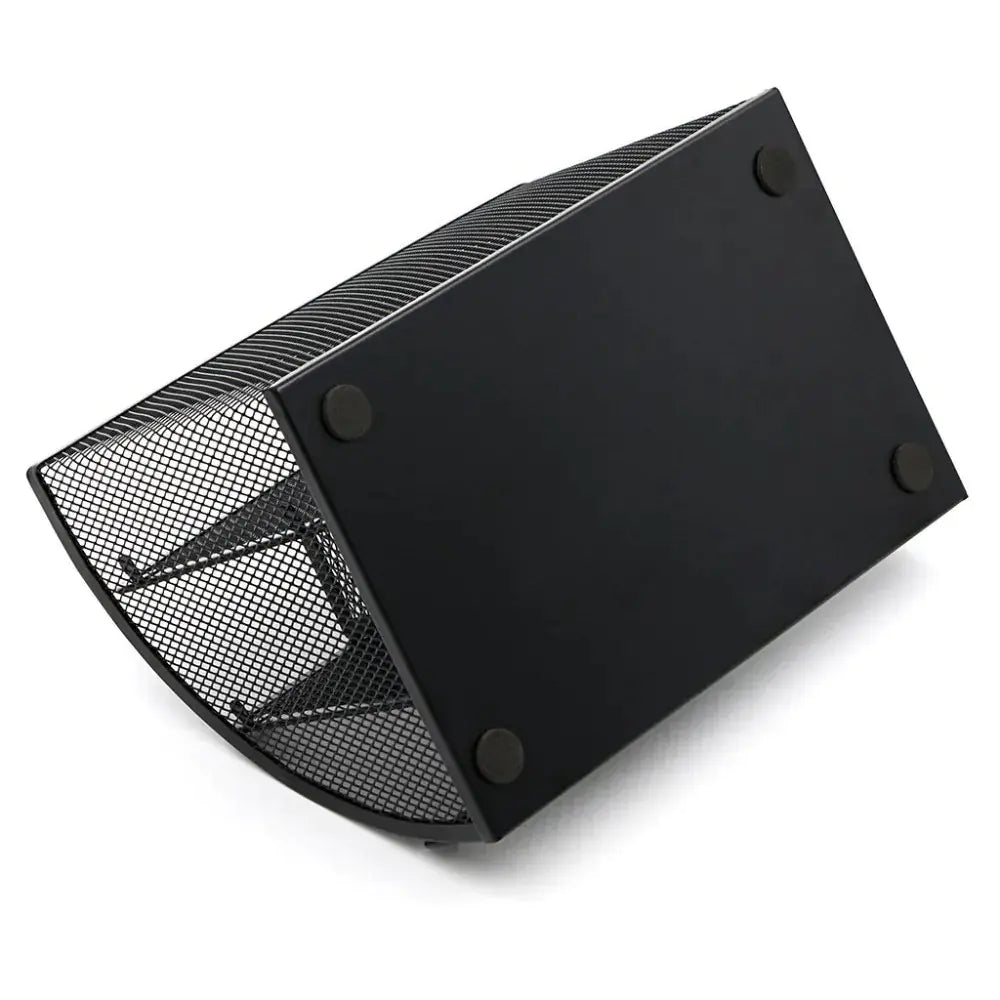 Large Capacity Metal Desktop Organizer - Pen & Document Holder