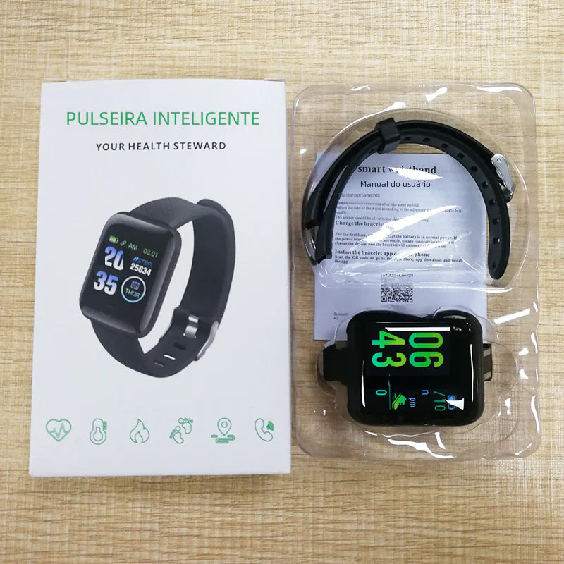 116Plus Smart Fitness Band with Color Screen and Bluetooth