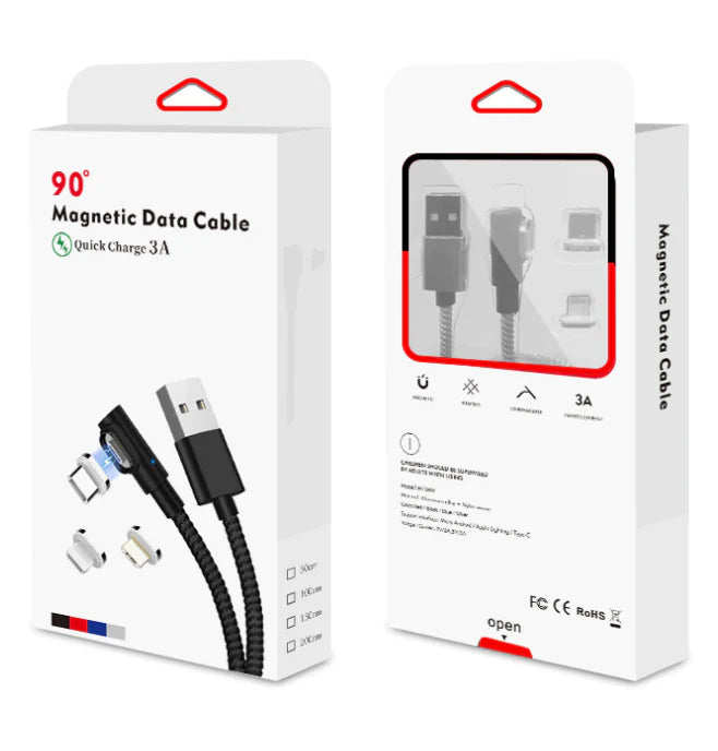 3-in-1 Magnetic Type-C Charging Cable with Fast Charge
