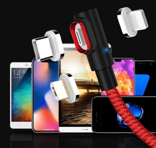 3-in-1 Magnetic Type-C Charging Cable with Fast Charge