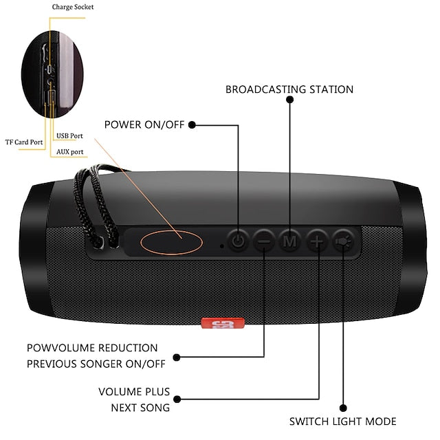 LED Bluetooth Party Speaker