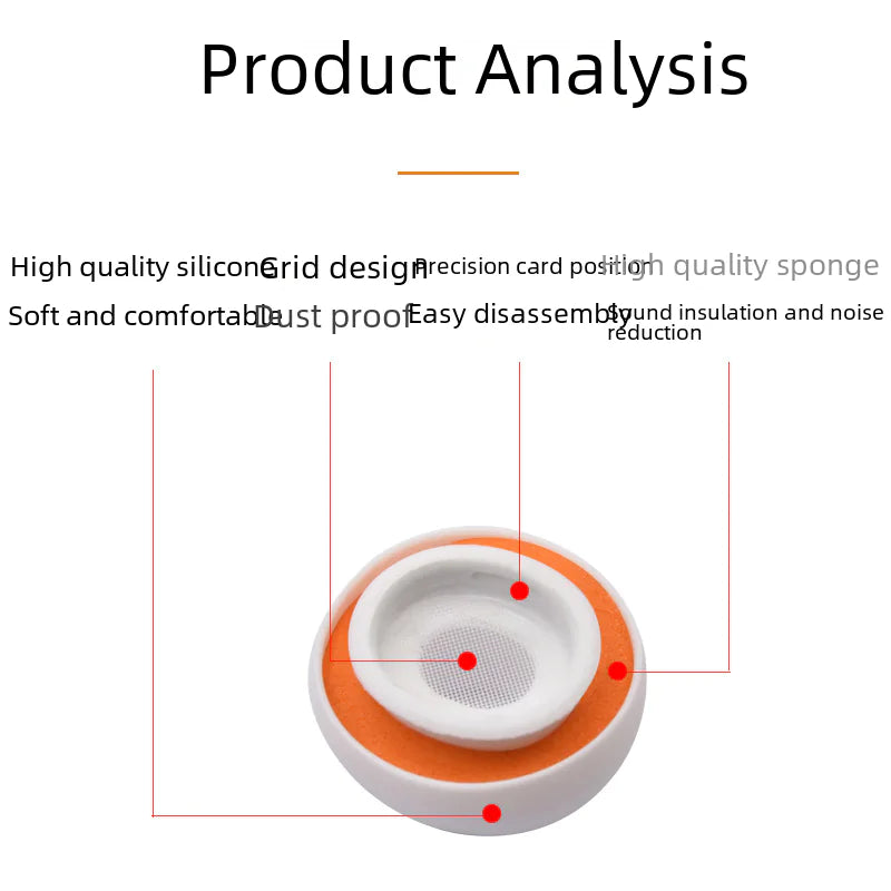 Silicone Memory Foam Ear Tips for AirPods Pro (Pair)