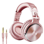 50mm Over-Ear Wired Monitor Headphones with Mic