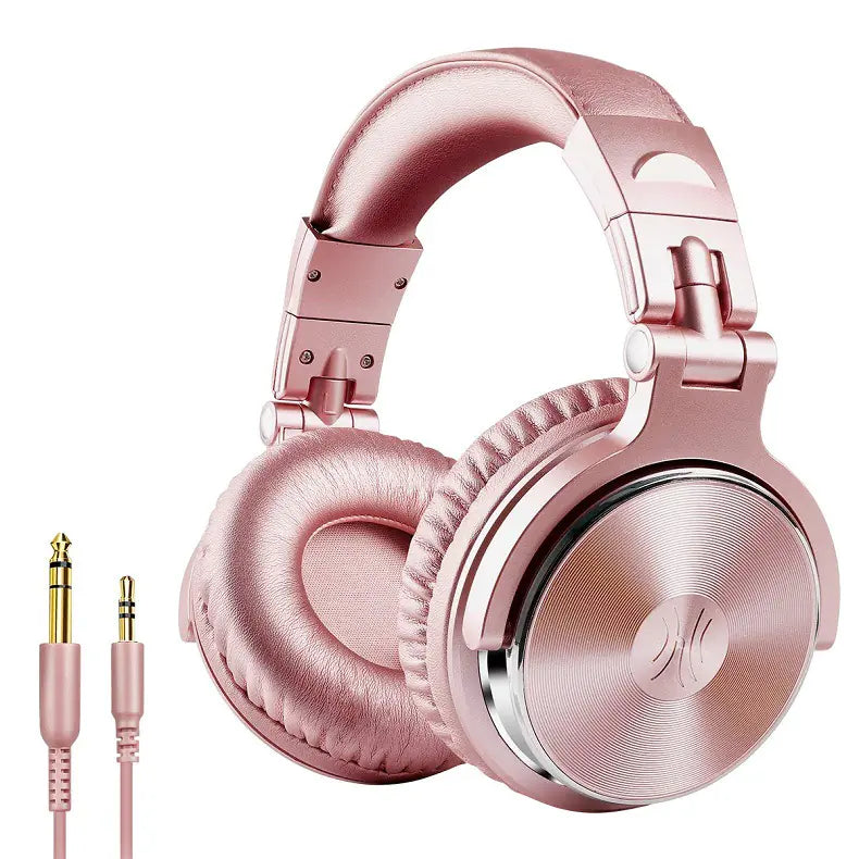 50mm Over-Ear Wired Monitor Headphones with Mic