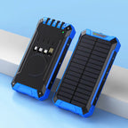 Outdoor High-Capacity Wireless Power Bank with LED Solar