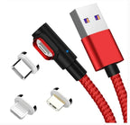 3-in-1 Magnetic Type-C Charging Cable with Fast Charge