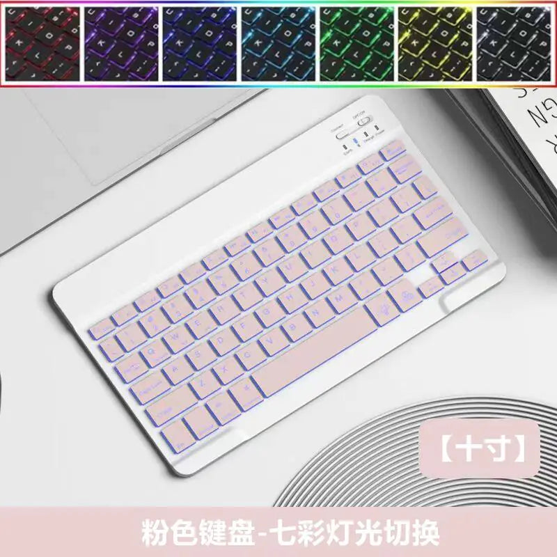 Wireless Bluetooth Backlit Keyboard & Mouse for iPad