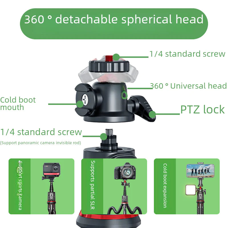 TOKQI Octopus Tripod C03 for Phone and Camera