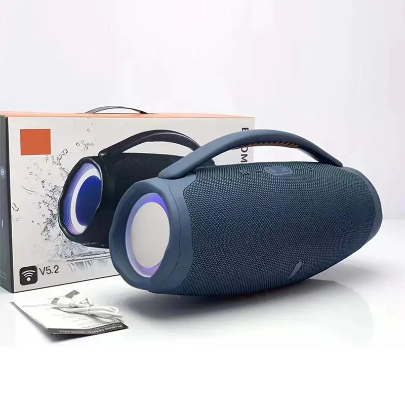 JB Outdoor Waterproof Boombox 3min LED Bluetooth Speaker