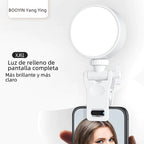 Mini Ring Light for Selfies and Video Conferencing