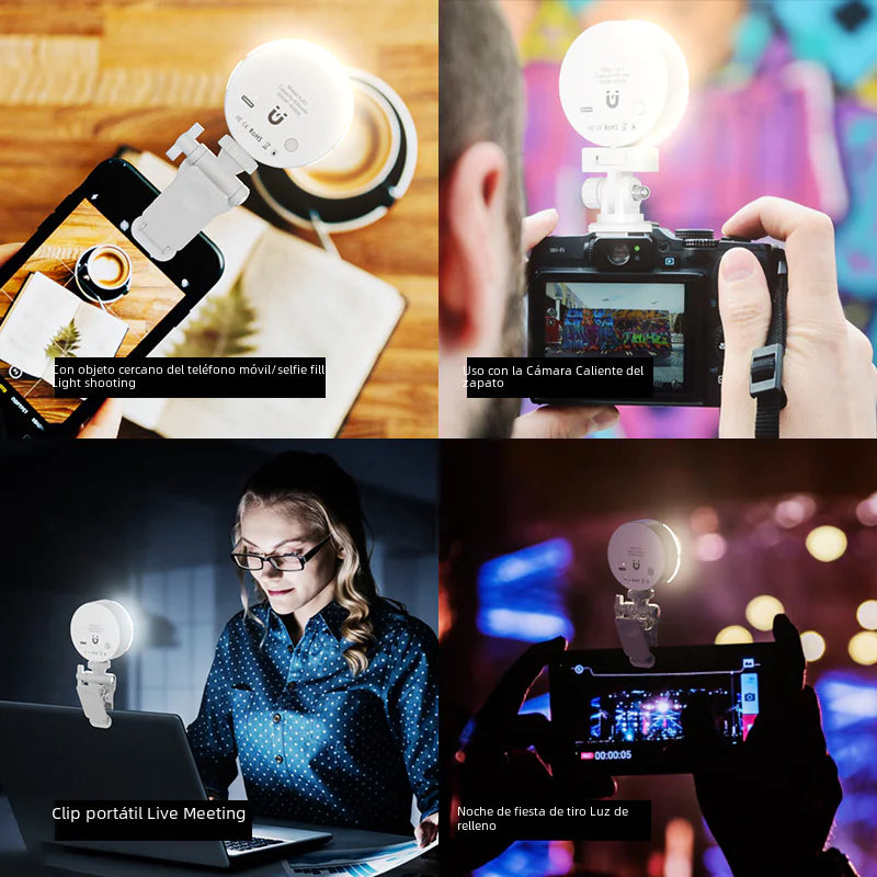 Mini Ring Light for Selfies and Video Conferencing