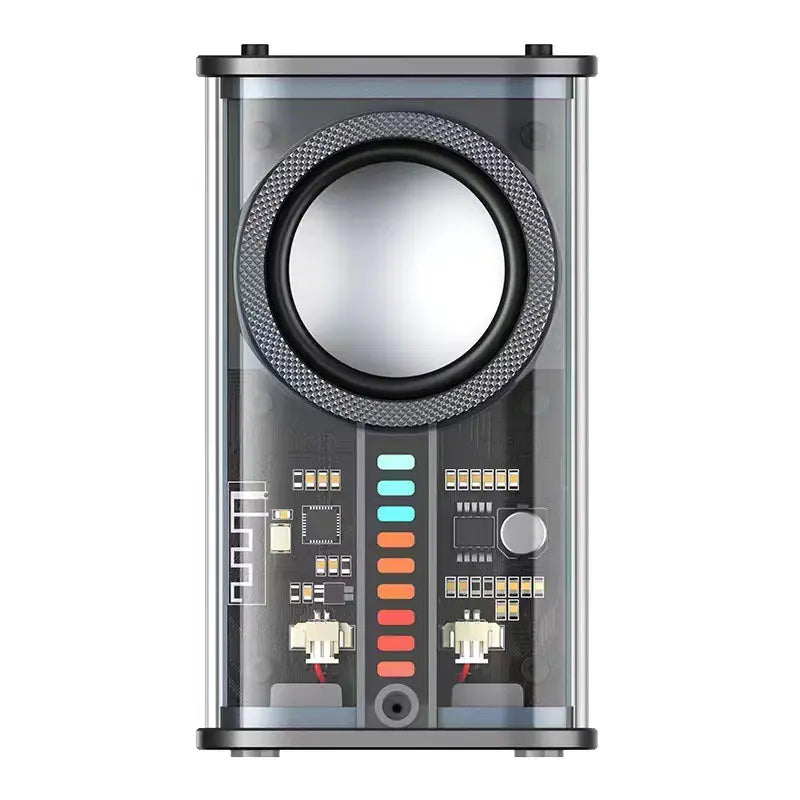K07 Transparent Bluetooth Music Speakers with LED Modes