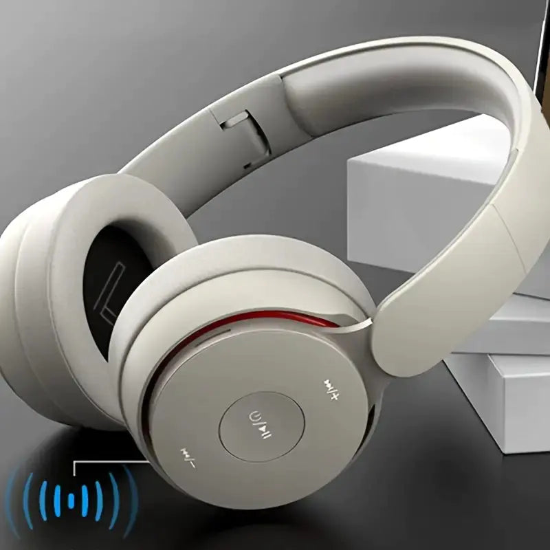 Wireless Head-mounted Headphones with Noise Reduction