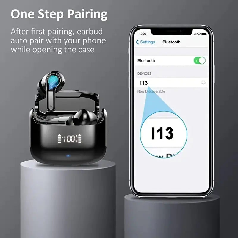 TWS Earphones with ENC, 7-Hour Battery Life, Clear Calls