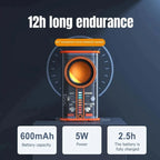 K07 Transparent Bluetooth Music Speakers with LED Modes