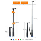 Mini Aluminum Extendable Selfie Stick for Phones & GoPro