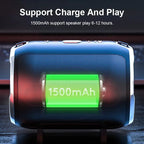 Portable Anti-Fall Bluetooth Speaker with Subwoofer