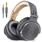 50mm Over-Ear Wired Monitor Headphones with Mic