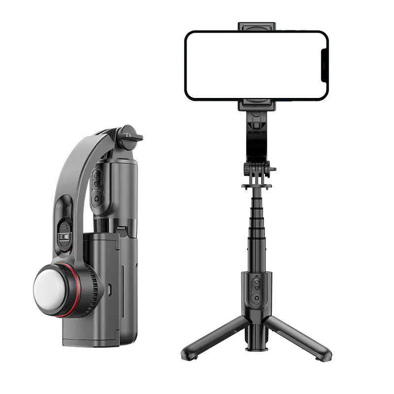 CYKE Mini Handheld Stabilizer with Light and Phone Mount