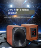 Adjustable High-Frequency Wooden Speaker System