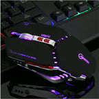 Illuminated Mechanical Gaming Mouse with Macro Function