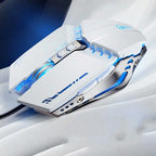 Illuminated Mechanical Gaming Mouse with Macro Function