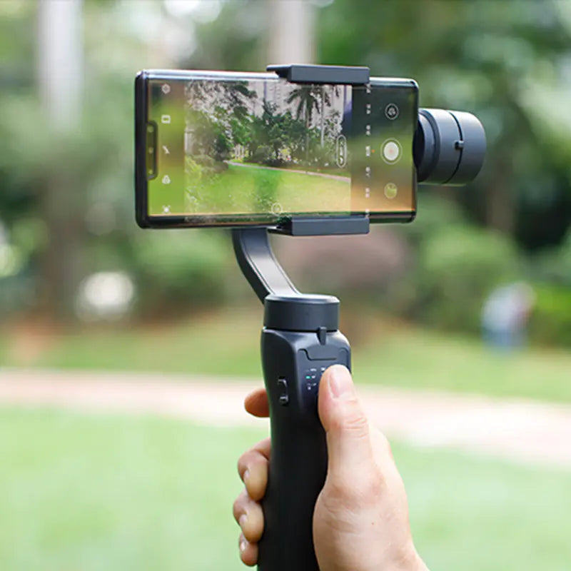 "Smart 3-Axis Stabilizer Tripod for Mobile Video"