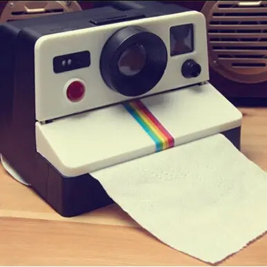Vintage Camera Tissue Box for Home Use