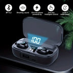 TWS X10 LED Bluetooth Earphones with HD Mic and Case