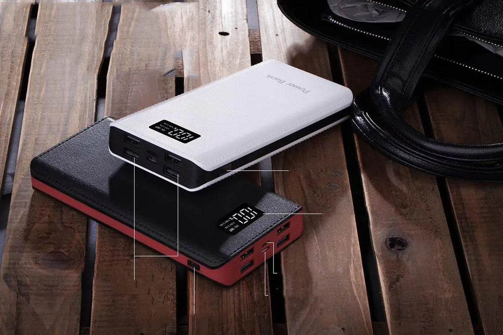 M9 20000mAh Power Bank with Custom Logo and 4 USB Ports
