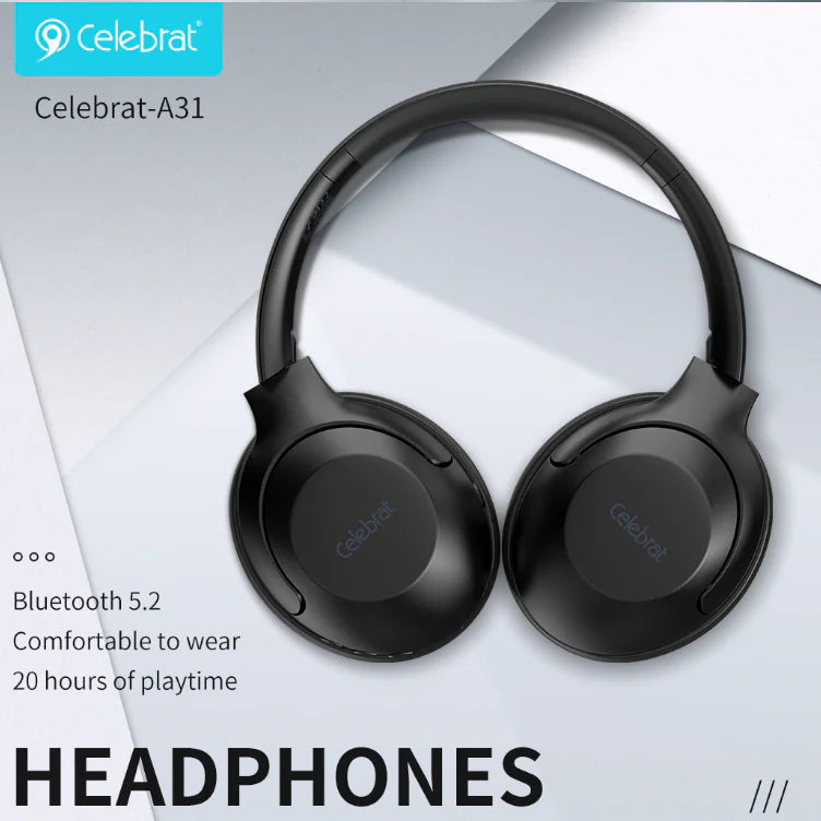 Celebrat Wireless Bluetooth Headphones with Noise Cancellation