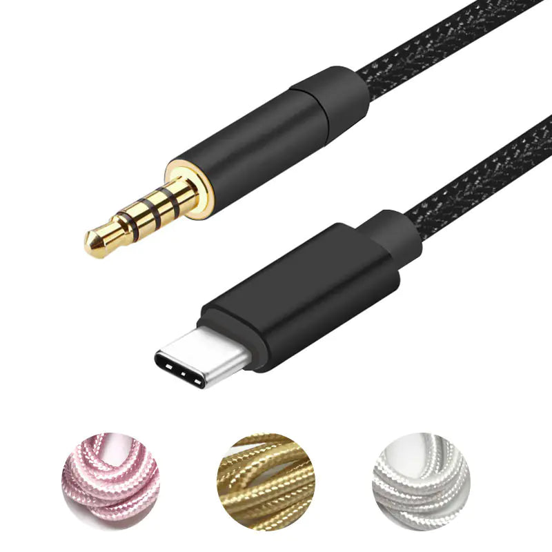 Solid Color Audio Cable for Car Use