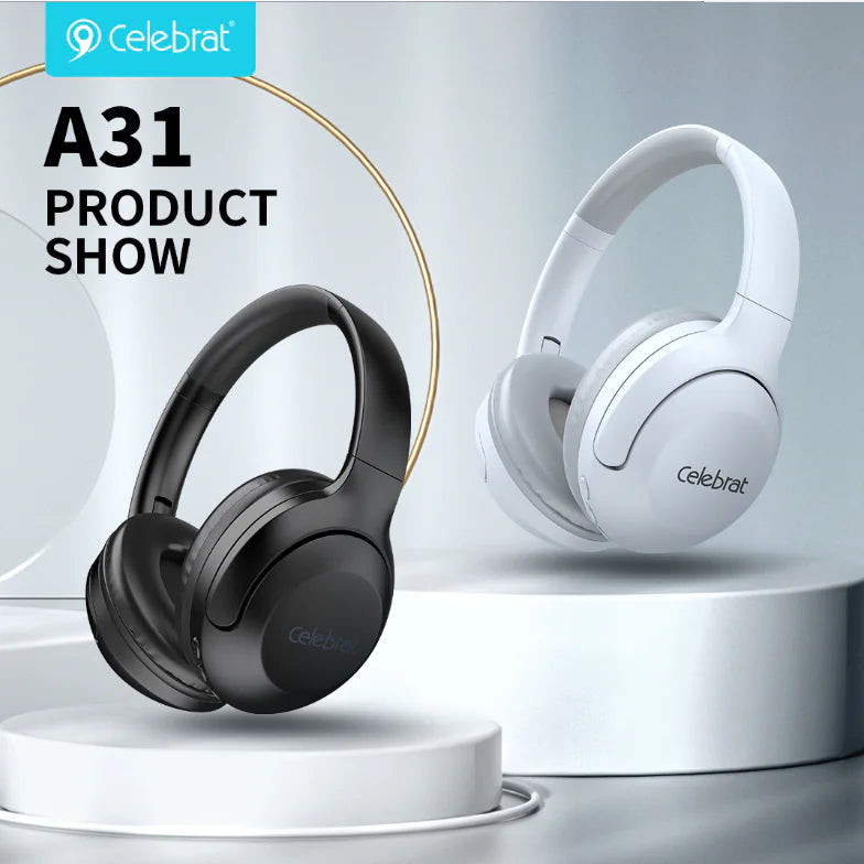 Celebrat Wireless Bluetooth Headphones with Noise Cancellation