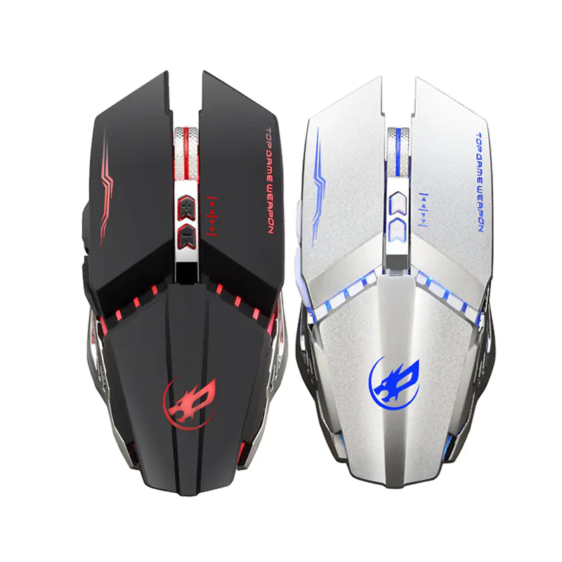 Illuminated Mechanical Gaming Mouse with Macro Function